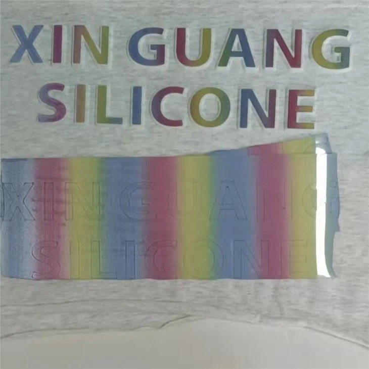 Emboss silicone ink with transfer vinyl